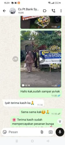 Testimonial Papan Bunga sukasaba