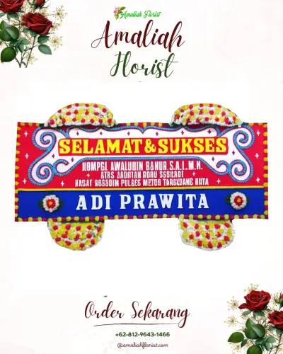 Karangan Bunga Ucapan Selamat sukasaba